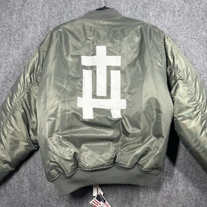 Rothco MA-1 Bomber Flight Jacket Pilot Tactical Reversible Green USAF Orange XL - Picture 1 of 8