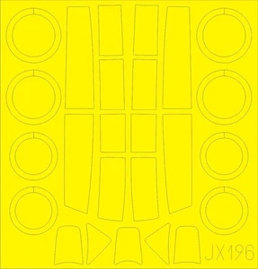 Eduard 1/32 Paint Mask for the Me 262B-1 by Revell - JX196 - Picture 1 of 2