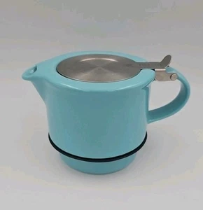 Forlife Tea for One with Infuser 14 Oz Replacement Teapot Tourqoise With Silver - Picture 1 of 10