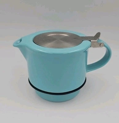 Forlife Tea for One with Infuser 14 Oz Replacement Teapot Tourqoise With Silver - Image 1 of 4