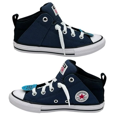 Zapatos sin cordones Converse Chuck Taylor All Star para jóvenes niños talla 2 azul marino-negro Foto 1 de 4