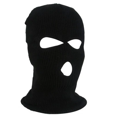 3 Hole Full Face Ski Mask Winter Cap Balaclava Hood Beanie Tactical Mask Hat USA - Image 1 of 4