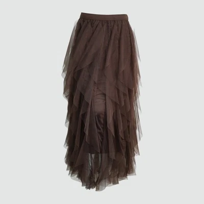 Layered Mesh Elesticated Waist Band Fully Lined Skirt 12-18 - Image 1 of 4