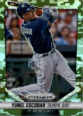2014 Panini Prizm Prizms Camo #25 Yunel Escobar - BB - Image 1 of 2