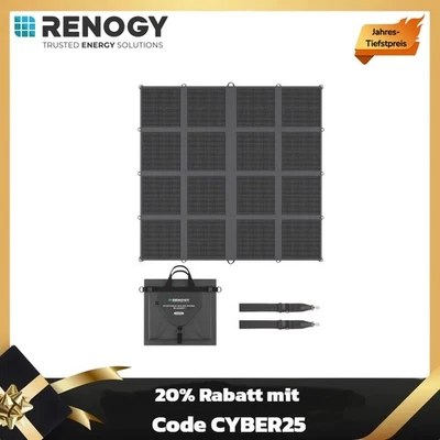 Renogy 400W tragbare Solardecke N-Typ Zelle Faltbar Solarmodul Für Marine SUV RV