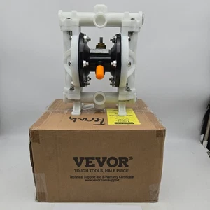Vevor Air Operated Double Diaphragm Pump QBY-15PP 1/2” 2.5GPM 80PSI - Picture 1 of 17