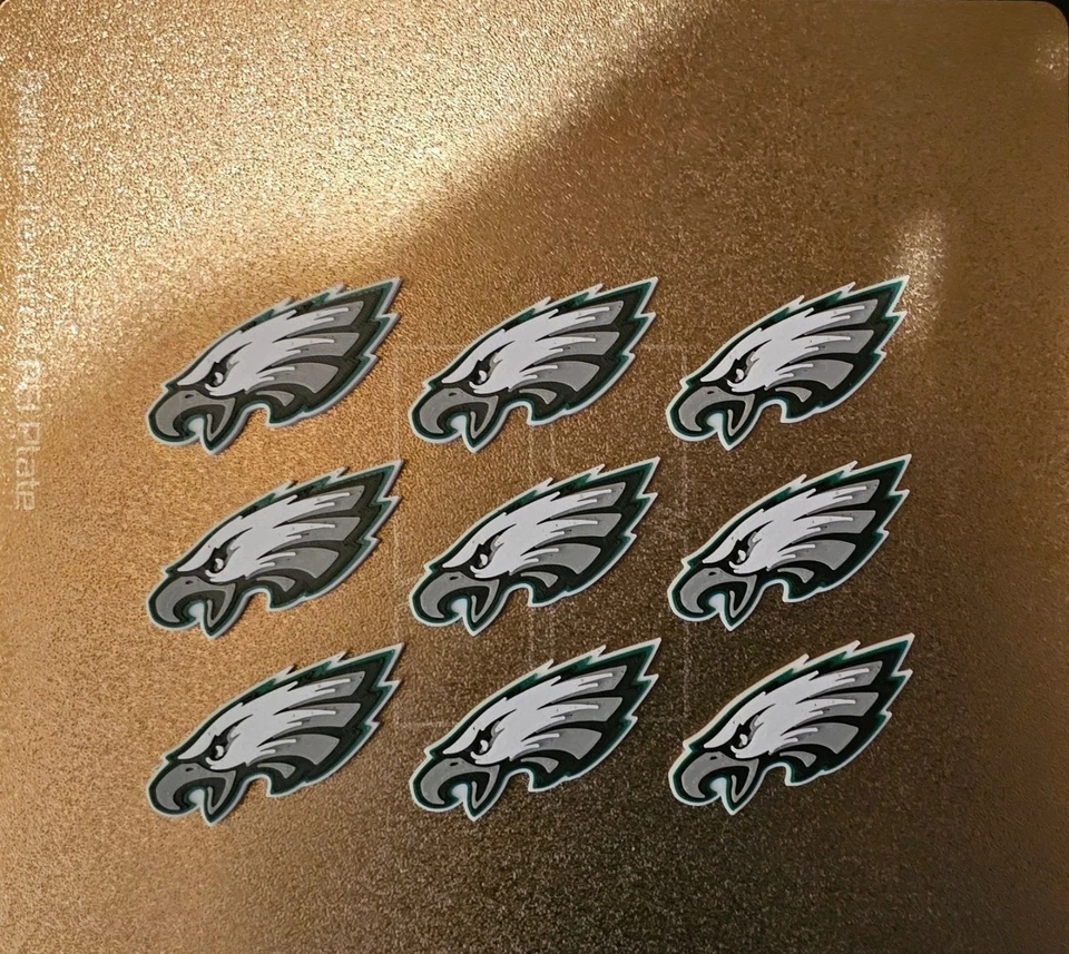 NFL Superbowl LIX Champions Philadelphia Eagles Magnets set of 9 - Image 1 of 1