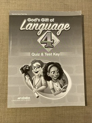Abeka God's Gift Of Language 4 (New Edition) Teacher Quiz and Test Key - Image 1 of 4