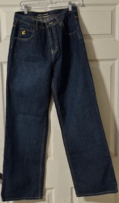 Rocawear Hip Hop Baggy Skater Wide Leg Blue Denim Jeans Mens  30x31 - Image 1 of 4