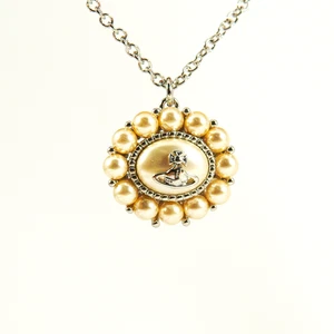 Vivienne Westwood Amaya Pearl Silver-Tone Pendant Necklace With Gift Box Set - Picture 1 of 12
