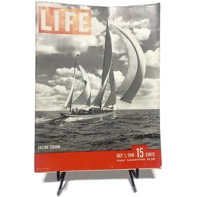 Life Magazine July 1 1946 The American Bald Eagle Paintings for Life - Image 1 of 4