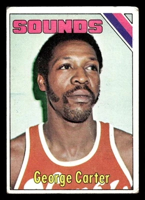 1975 TOPPS GEORGE CARTER 230 VG BASKETBALL MEMPHIS SOUNDS - Image 1 of 2