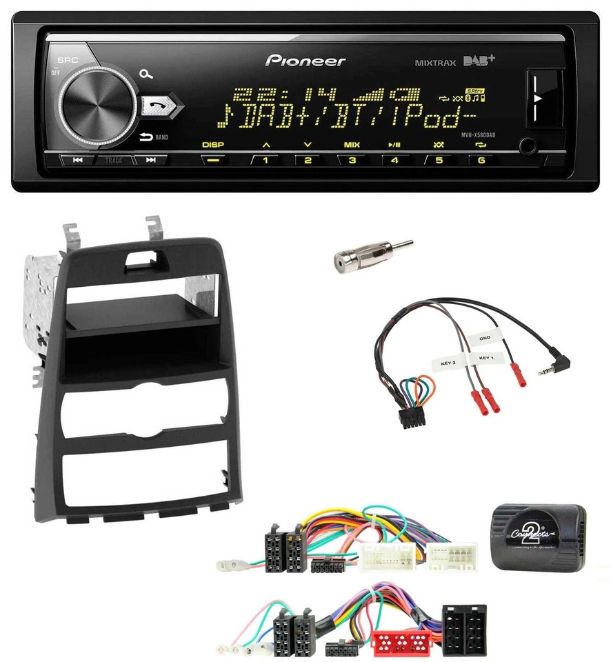Pioneer Bluetooth USB DAB Lenkrad Autoradio für Hyundai Genesis 2010-2013 schwar - Bild 1 von 4