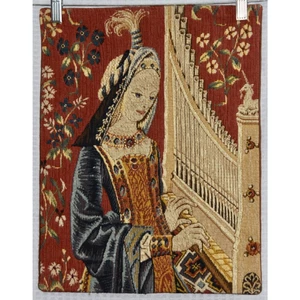 Allan Waller Ltd. Point de l'Halluin Tapestry Lady and the Unicorn Panel #2 - Picture 1 of 6