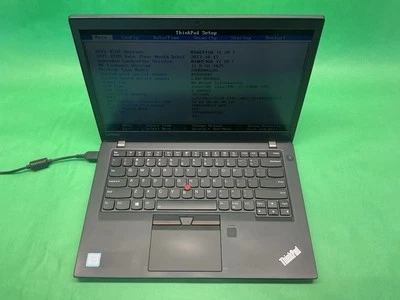 Lenovo Thinkpad T470s 14" Laptop - NO HARD DRIVE - Powers On - UNTESTED - Image 1 of 4