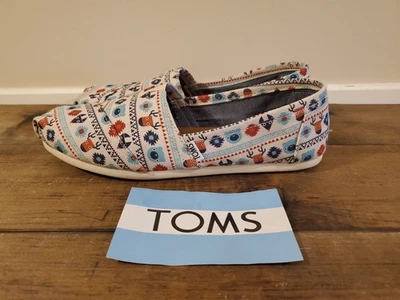 Мокасины без застежек TOMS Birch Multi Critters Alpargata плоские женские размер 9 зимние - Изображение 1 из 4