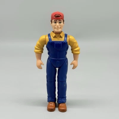 Tonka любящая семья кукольный домик человек механик синий комбинезон винтажный 1995 - Изображение 1 из 4