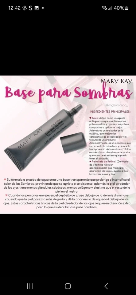 Mary Kay Eye Primer 074680 .3 oz Full SizeNew In BoxDiscontinued - Image 1 of 1