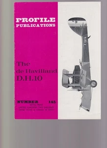 PROFILE PUBLICATIONS N°145 THE de HAVILLAND D.H 10 - Bild 1 von 2