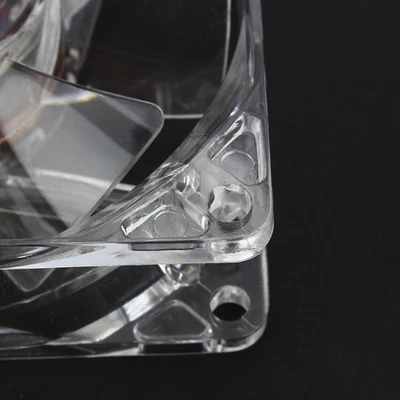 4Pin DC 12V 80mm Blue LED Light CPU PC Computer Cooling Case Fan OH - Image 1 of 4