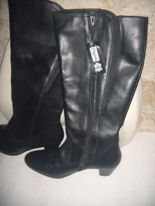 Winterstiefel GR 38 echt Leder mit breitem Schaft NEU !!! - Bild 1 von 2