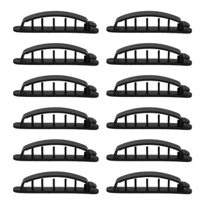 12 PCS Multifunktionales Kabelfixiergerät Bindedrahthalter Kabelorganisator - Afbeelding 1 van 12