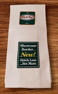Charles Craft TEA TOWEL 14 Count Ecru Hemmed  25" x 14" Made In USA New - Picture 1 of 7
