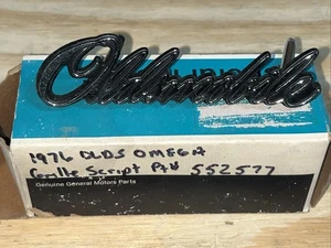 1976-79 NOS Oldsmobile Omega Front Radiator Grill Script RARE! - Picture 1 of 5