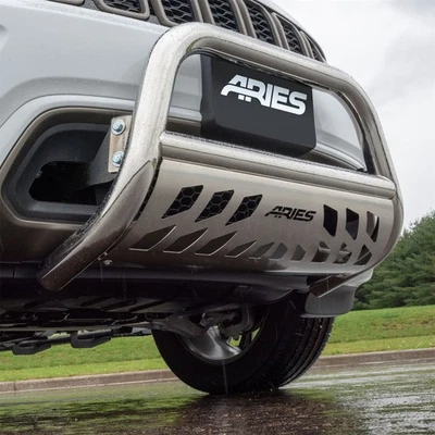 ARIES 35-3001 3" Polish Stainless Bull Bar for Select Ford Excursion, F250, F350 Foto 1 de 4