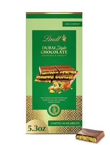 Lindt Dubai Style Chocolate Bar 5.3 oz 150 g Pistachio & Kadayif Free Shipping - Picture 1 of 3