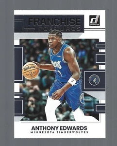 2022-23 Panini Donruss Franchise Features #17 Anthony Edwards Basketball Card - Bild 1 von 2