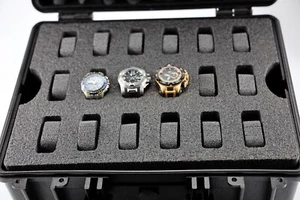 ArmourCase inkl. Pelikan 1520 36 Uhren Sammleretui Schaumstofffrei Typenschild - Bild 1 von 5