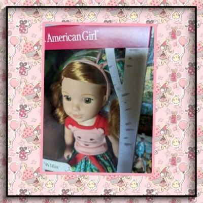 American Girl Wellie Wishers WILLA Doll 14 1/2" Tall NRFB (2016)  #FGD39 - Image 1 of 4