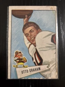 Otto Graham 1952 Bowman #2 HOF low Grade - Picture 1 of 2