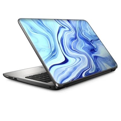 Recubrimiento universal para computadora portátil de 13 pulgadas - vidrio rocas de mármol azul Foto 1 de 4