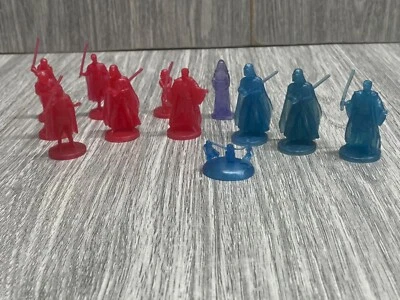 Star Wars lot of holographic  Red  Blue Purple mini figures - lot of 10 - Image 1 of 4