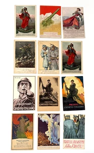 Russian Postcard Lot #17 ITALY WW1 Propaganda (x12) world war  - Picture 1 of 14