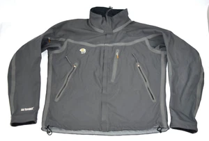 Mountain Hardwear Conduit Jacket Womens Medium Charcoal Gray Softshell Flex Coat - Picture 1 of 7