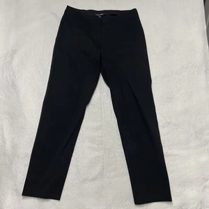 EILEEN FISHER M Black Pull-On Stretchy Straight Leg Pants Medium - Picture 1 of 5