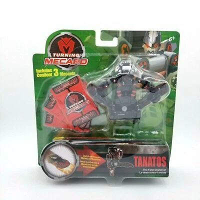 Turning Mecard Tanatos - Figura de Acción Transformable Negra Original con Tarjetas NUEVO  Foto 1 de 4