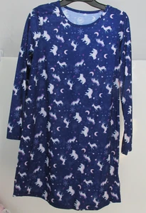NWT Wonder N Blue Zodiac Star Deer Bear Fox Pajama Sleep Gown XS 4 / 5 L 10 / 12 - Picture 1 of 7