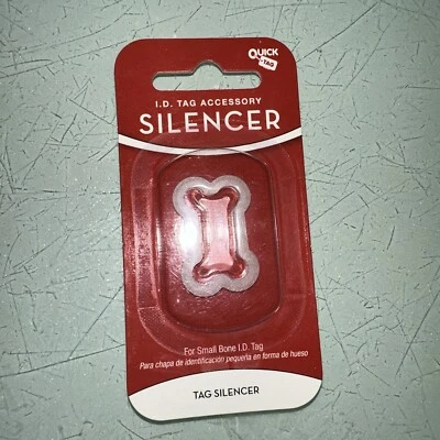 Hillman Group Pet Id Tag Silencer - Small - Bone - Image 1 of 2