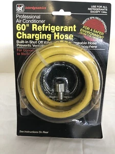 REFRIGERATION SERVICE CHARGING HOSE R12 R22 R502 WITH CHECK VALVE - Picture 1 of 6