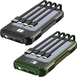 2023 Super 1000000mAh 4 USB Portable Charger Solar Power Bank LED For Cell Phone - Picture 1 of 37