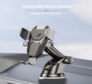 Mobile Phone Holder With Retractable Horizontal And Vertical Air Vents Dashboard - Bild 1 von 5