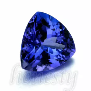 3X schöner blauer Tansanit AAA 10 mm atemberaubend Billionen geschnittener loser Edelstein 6,20 kt - Bild 1 von 6