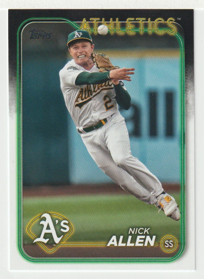 Nick Allen - Oakland Athletics (Baseball Card) 2024 Topps # 599 Mint - Image 1 of 1
