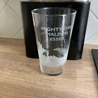 6 X Mighty Oak Maldon Essex Lager Beer Ale Straight Pint Glass Man Cave Home Bar