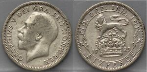 Verenigd Koninkrijk - United Kingdom - 6 Pence 1925