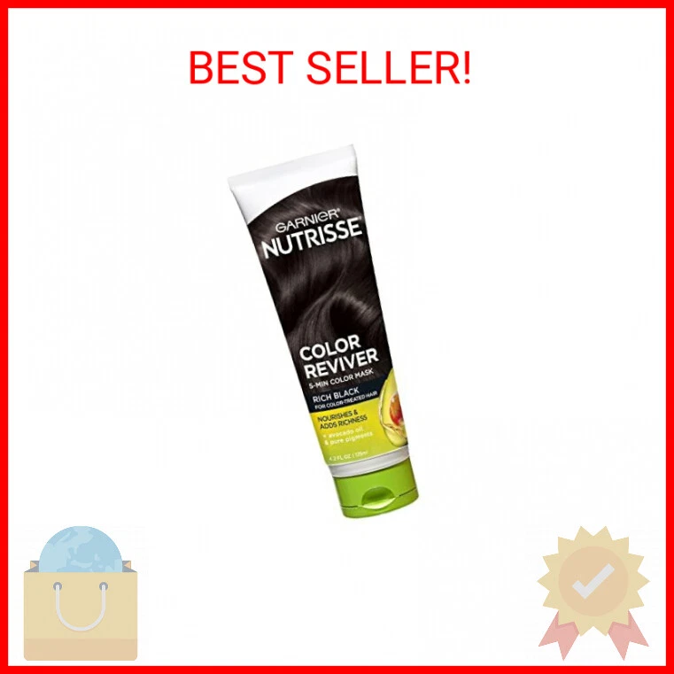 2 Garnier Nutrisse Color Reviver 5 Min Hair Color Rich Black 4.2 Oz Z5